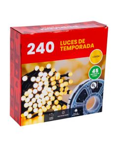 Extensión luces LED cálidas
