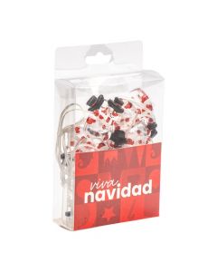 Luz cálida navideña muñeco nieve 