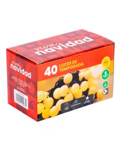 Extensión navideña luz cálida