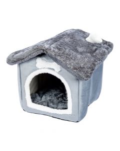 Casa afelpada para mascota