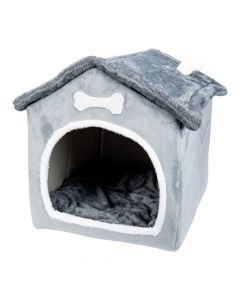 Casa afelpada para mascotas