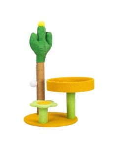 Rascador afelpado para gatos