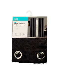 Cortina gris blackout