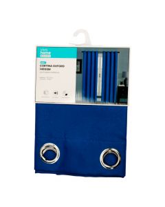 Cortina relieve azul