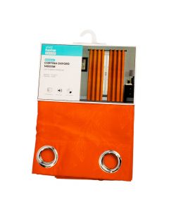 Cortina hojas naranja
