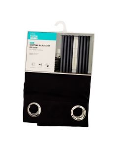 Cortina gris blackout