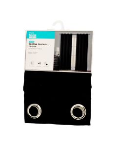Cortina blackout negra