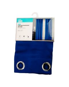 Cortina Blackout azul