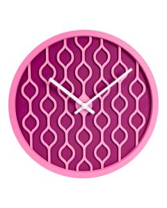 Reloj para pared rosado