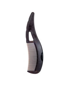 Peine plástico para cabello curvo 6cm 