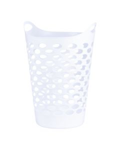 Canasta plástica para ropa 80l blanco