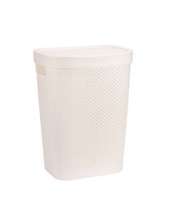 Canasta para ropa 70l blanco