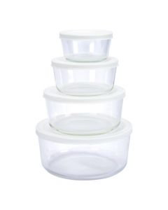 Tupper almacenamiento vidrio con tapa