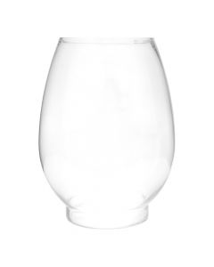 Portavela vidrio transparente