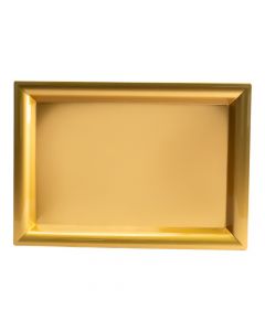 Bandeja dorada navideña