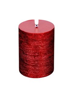 Vela decorativa roja