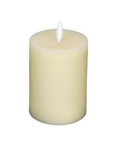 Vela decorativa blanca