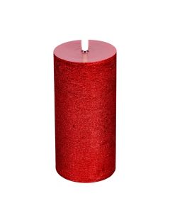 Vela decorativa roja