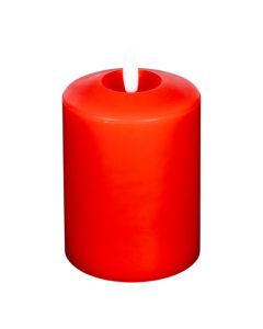 Vela decorativa roja