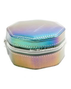 Joyero octagonal con zipper