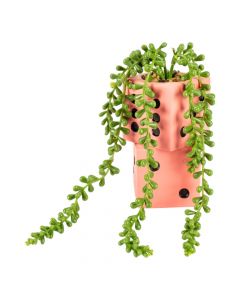 Planta artificial maceta dados