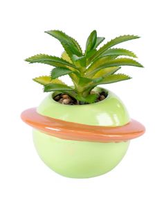 Planta artificial maceta cerámica