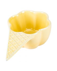 Recipiente cerámica figura helado