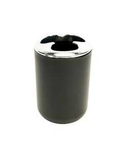 Portacepillo liso negro