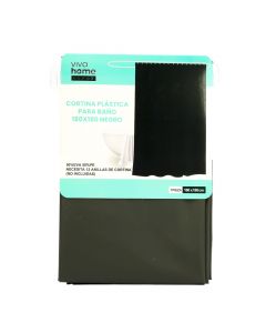 Cortina para baño negro