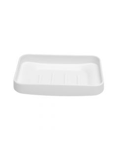 Jabonera rectangular blanco