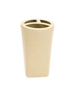 Portacepillo dientes beige
