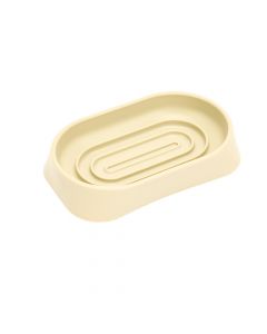 Jabonera ovalada beige
