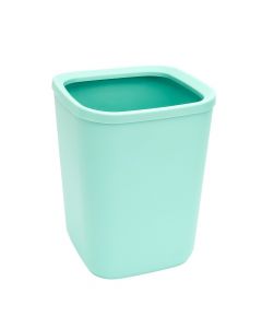 Papelero plástico turquesa