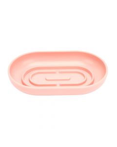 Jabonera ovalada rosado
