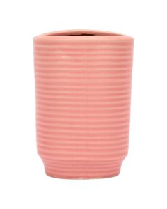 Portacepillo porcelana rosado