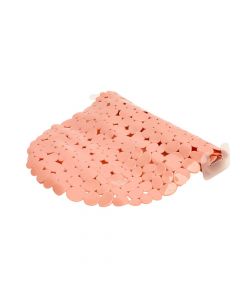 Alfombra para baño plástica rosado