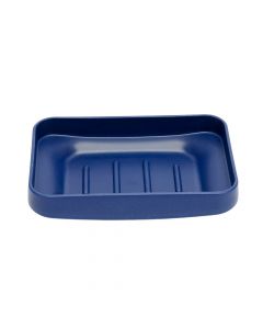 Jabonera rectangular azul oscuro
