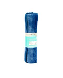Alfombra para baño afelpada azul