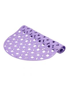 Alfombra lila baño