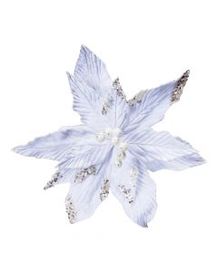 Rama artificial navideña 67cm blanco
