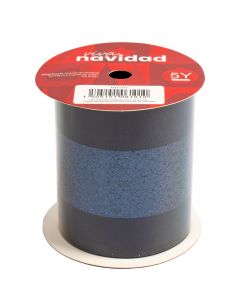 Cinta navideña 10cm azul