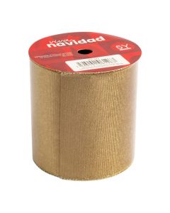 Cinta navideña 10cm dorado