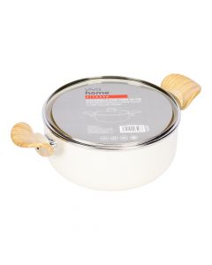 Olla aluminio crema