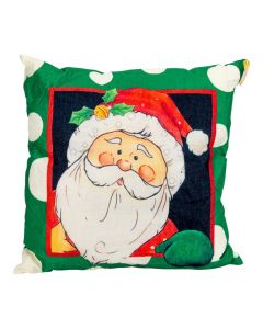 Cojín navideño estampado multicolor