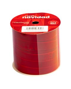 Cinta navideña 1.6cm rojo