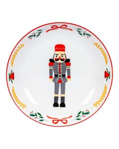 Plato porcelana navideño