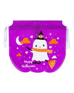 Bolsa tela estampado happy halloween 25cm