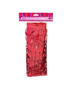 Guirnalda de foil rojo