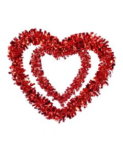 Corazón colgante rojo