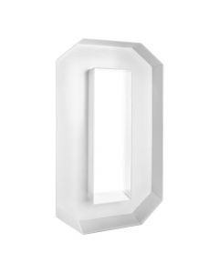 Número plástico blanco 1m